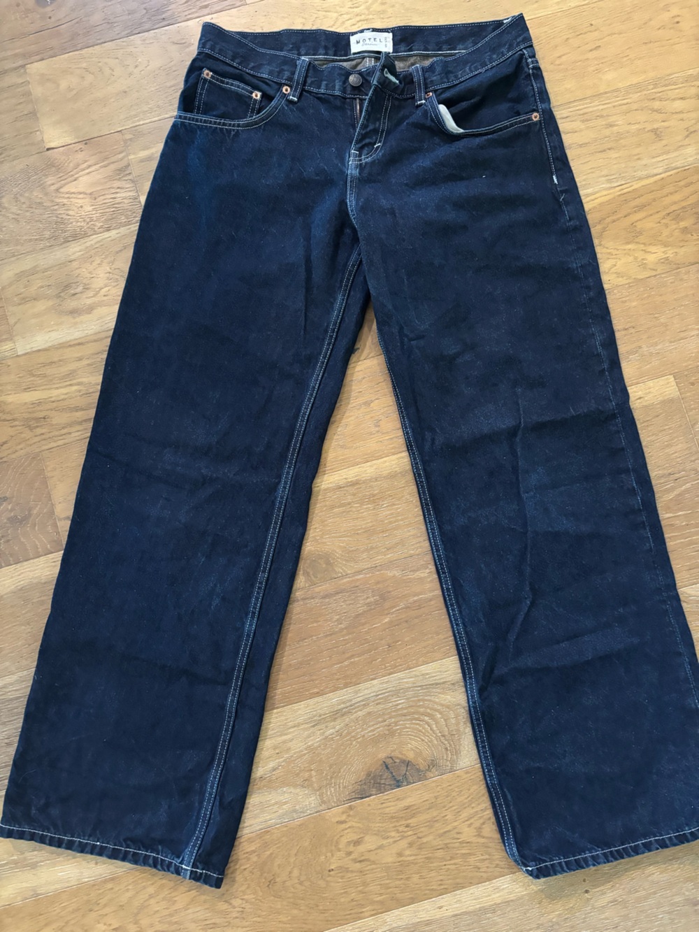 Motel Rocks denim wide leg 30x32 jeans